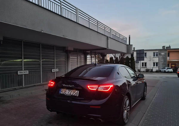 Maserati Ghibli cena 123800 przebieg: 76778, rok produkcji 2015 z Grabów nad Prosną małe 154